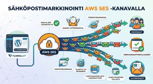 Sähköpostimarkkinointi AWS SES -kanavalla Bluepeak Oy:n kanssa