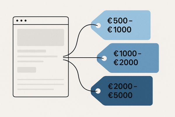 Kotisivupakettien vertailuhaarukka